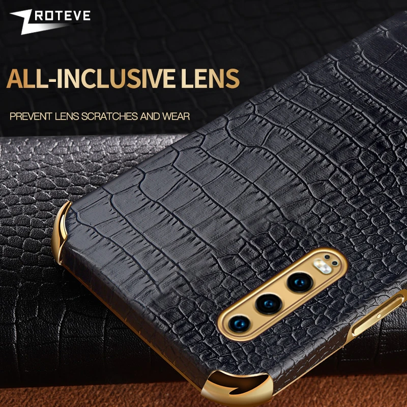 P30 Case Zroteve Crocodile Pattern Leather Cover For Huawei Lite P20 P40 Pro Plus 5G P30Pro P30Lite Shockproof Phone Cases |