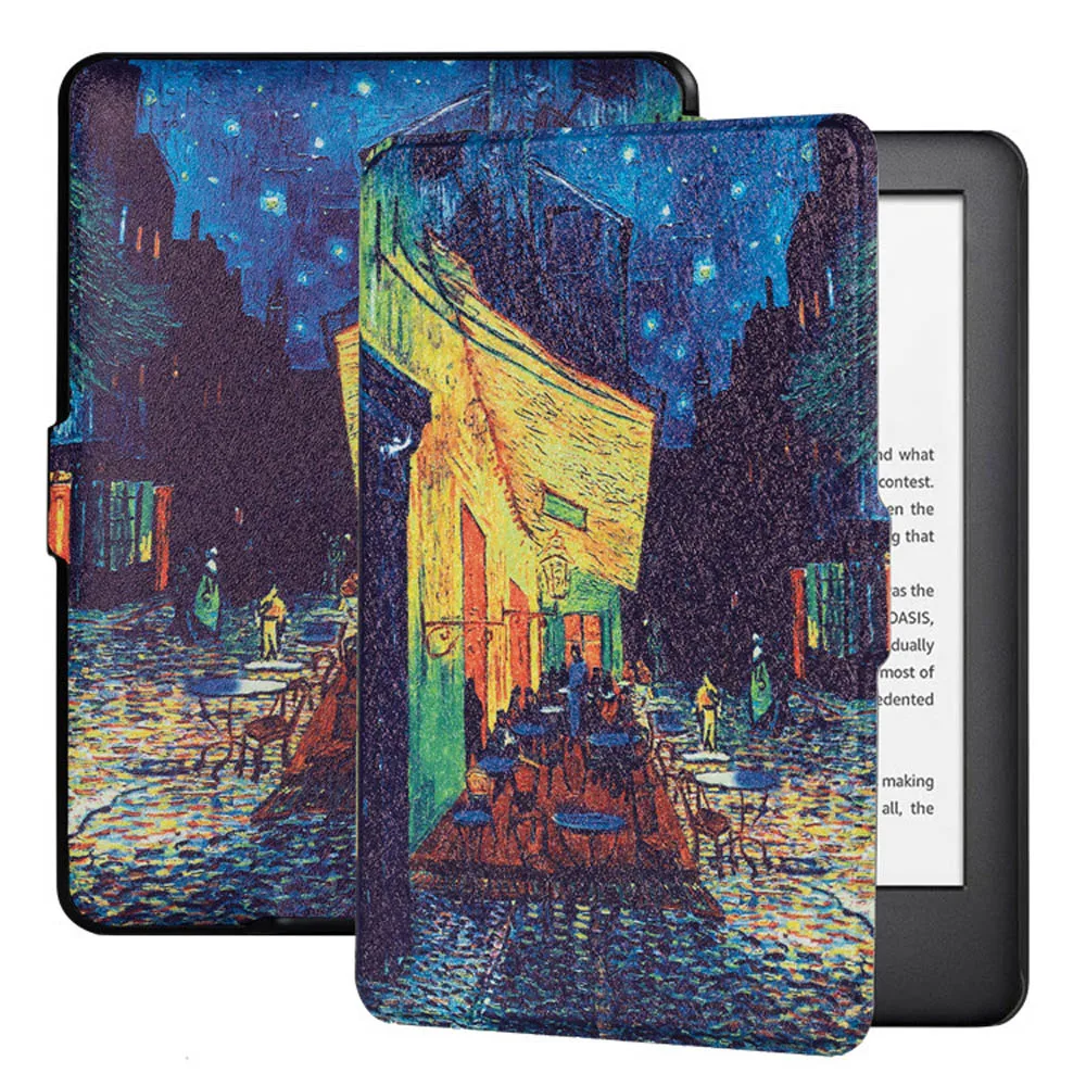 

All Kinds of eReader Case For Kindle Cover Case 10th 11th Magnetic Amazon Kindle Model Leather Case + Screen Protector Film