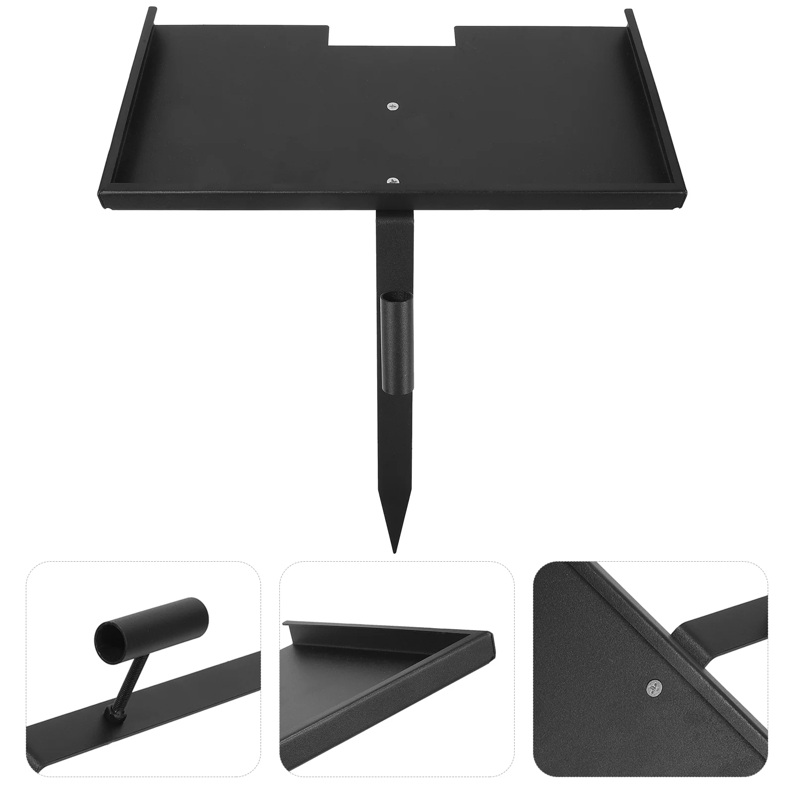 

Grave Marker Stand for Memorial Stone Cemetery Memorial Stones Stand Iron Memorial Stone Holder Stand