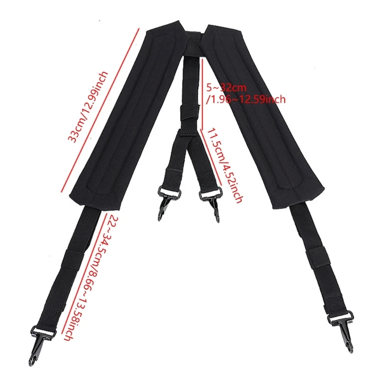 A9LD открытый тактический ремень плечевой нагрудный регулируемый мягкий двойной