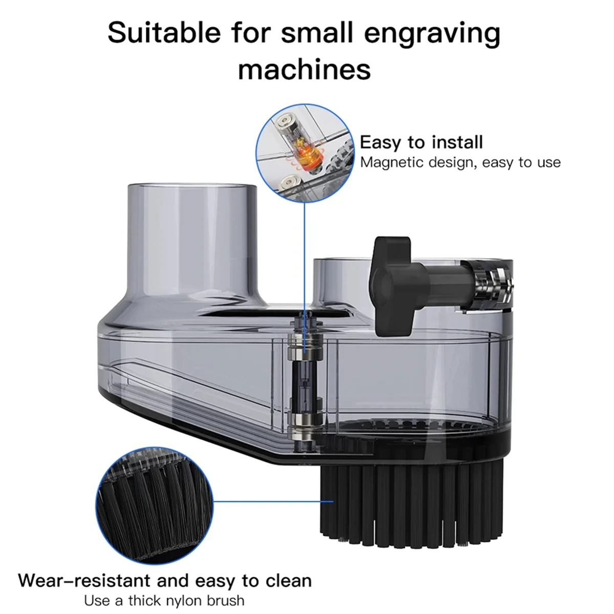 Очиститель пылезащитного чехла с ЧПУ 45 мм чехол для пылевой щетки фрезерных