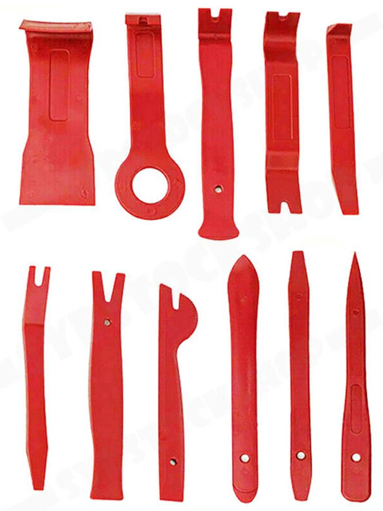 

19PCS Car Audio Removal Installer Tools Car Panel Remover Pry Bar Auto Opening Repair Tool Set Interior Door Clip Panel Pry Kit