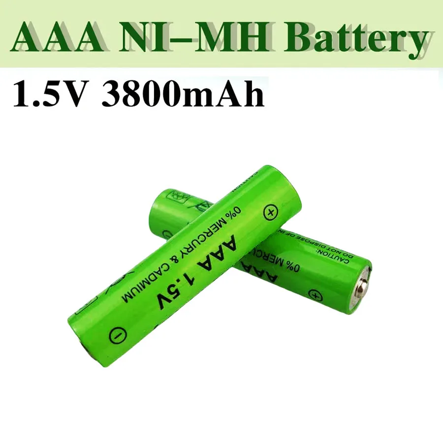 Аккумуляторная батарея 3800 мАч Ni-MH для часов мышей компьютеров игрушек и т. д