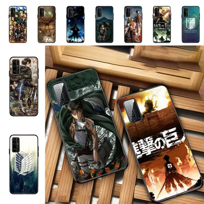 

Japan Anime Attack on T-Titan Phone Case for Huawei Honor 10 i 8X C 5A 20 9 10 30 lite pro Voew 10 20 V30