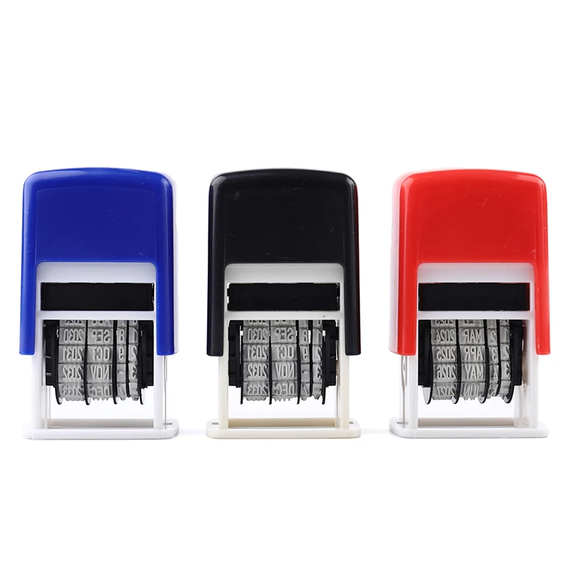 

Planner Date Stamp DIY Handle Account Date Stamps Stamping Mud Set Mini Self-Inking Stamps For Office Escolar Supplies Emboss