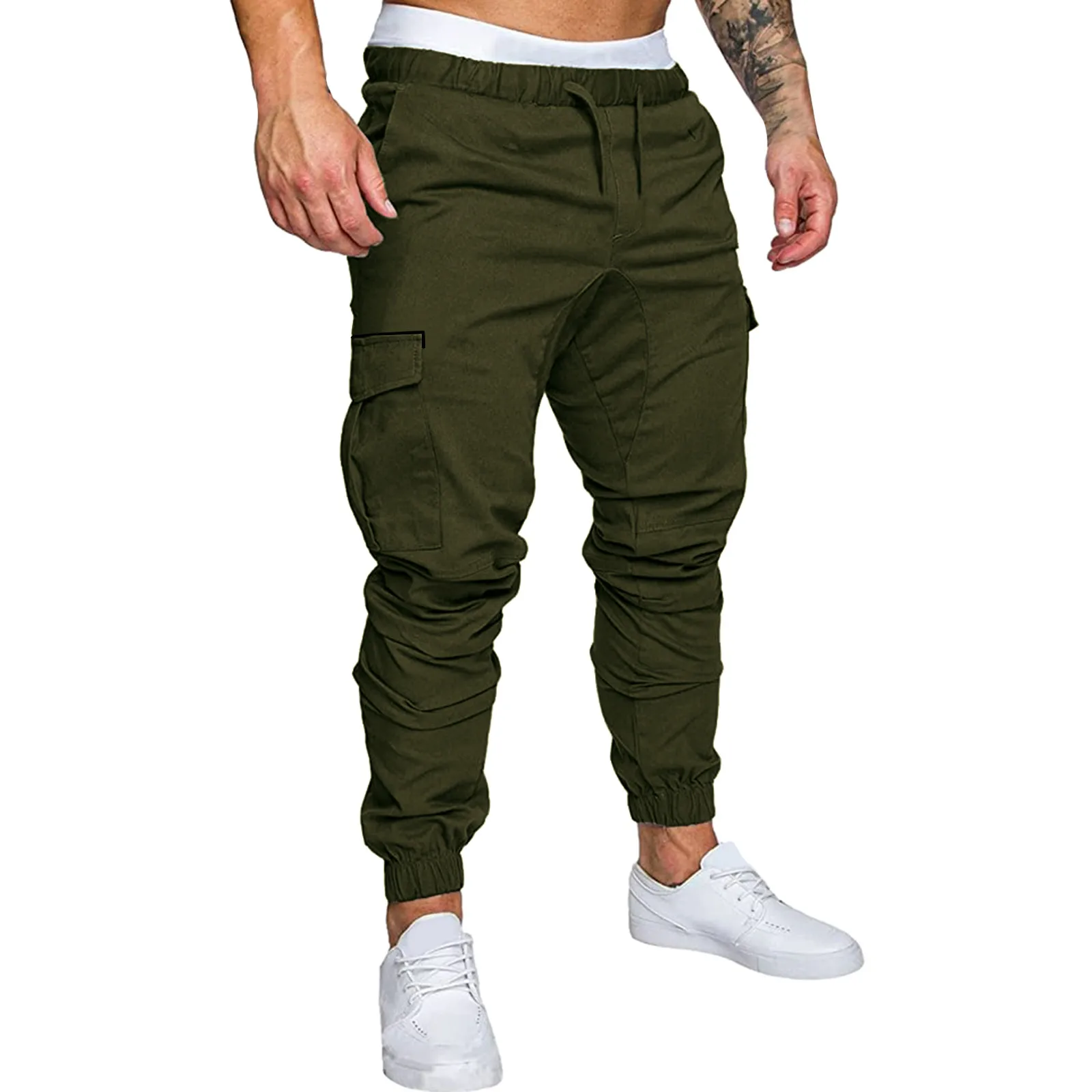 

Men Fashion Casual Shorts Trouser Pure Colour Jean With Overalls Sport Pant Trouser Solid Fashion Trouser
