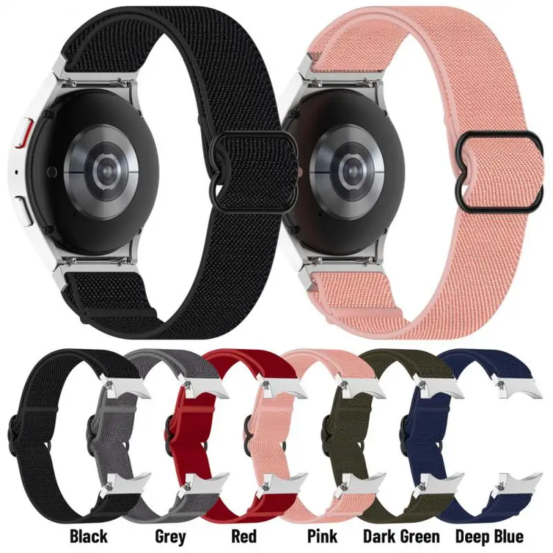 

Wrist Strap Elastic Watchband Wristband Bracelet Sweat Proof For Samsung Galax Wristband Strap For Samsung Watch 5 Pro Nylon New