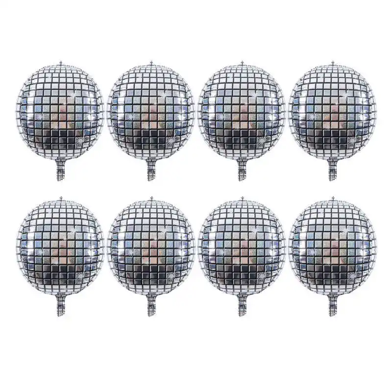 

Silver Leaf Balloons Shiny Surfaces 4D Silver Foil Balloon for Anniversaries