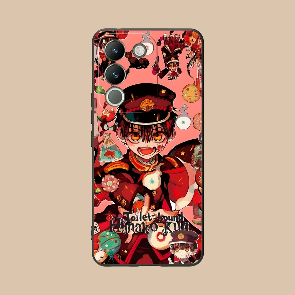 Умный чехол для мобильного телефона Hanako Kun черный мягкий VIVO Y95 Y93 Y31 Y20 V19 V17 V15 Pro X60 NEX