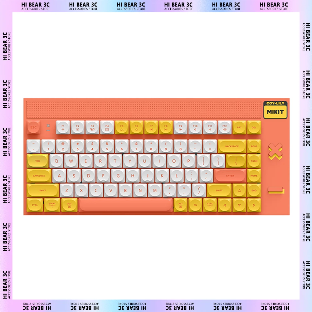 

Беспроводная Bluetooth клавиатура Mikit CL80 с RGB-подсветкой, механическая клавиатура, ультратонкая клавиатура для Mac, iPad, ноутбука, ПК, геймера, «сдел...