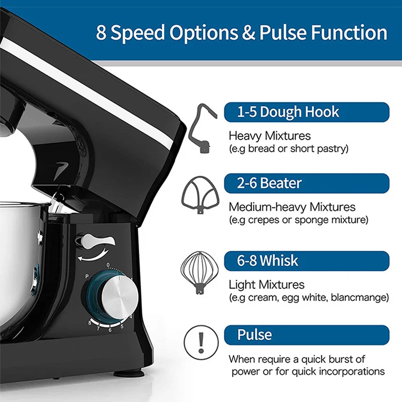 Домашний шеф-повар многофункциональный коммерческий настольный Миксер для еды