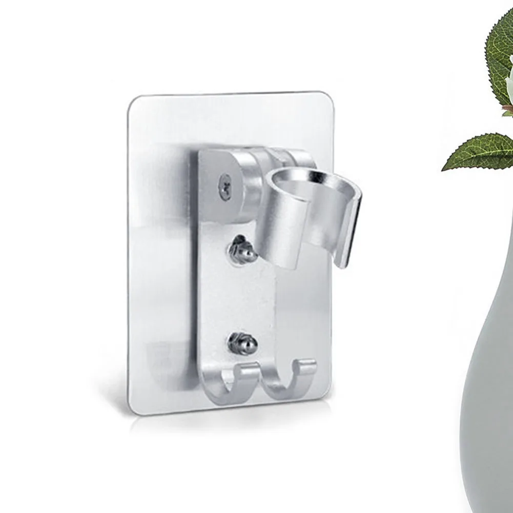 

Shower Head Stand Wall Mounted Rack Holder Punch Free Bathroom Home Shower Head Bracket Attachment Bathroom Accessories