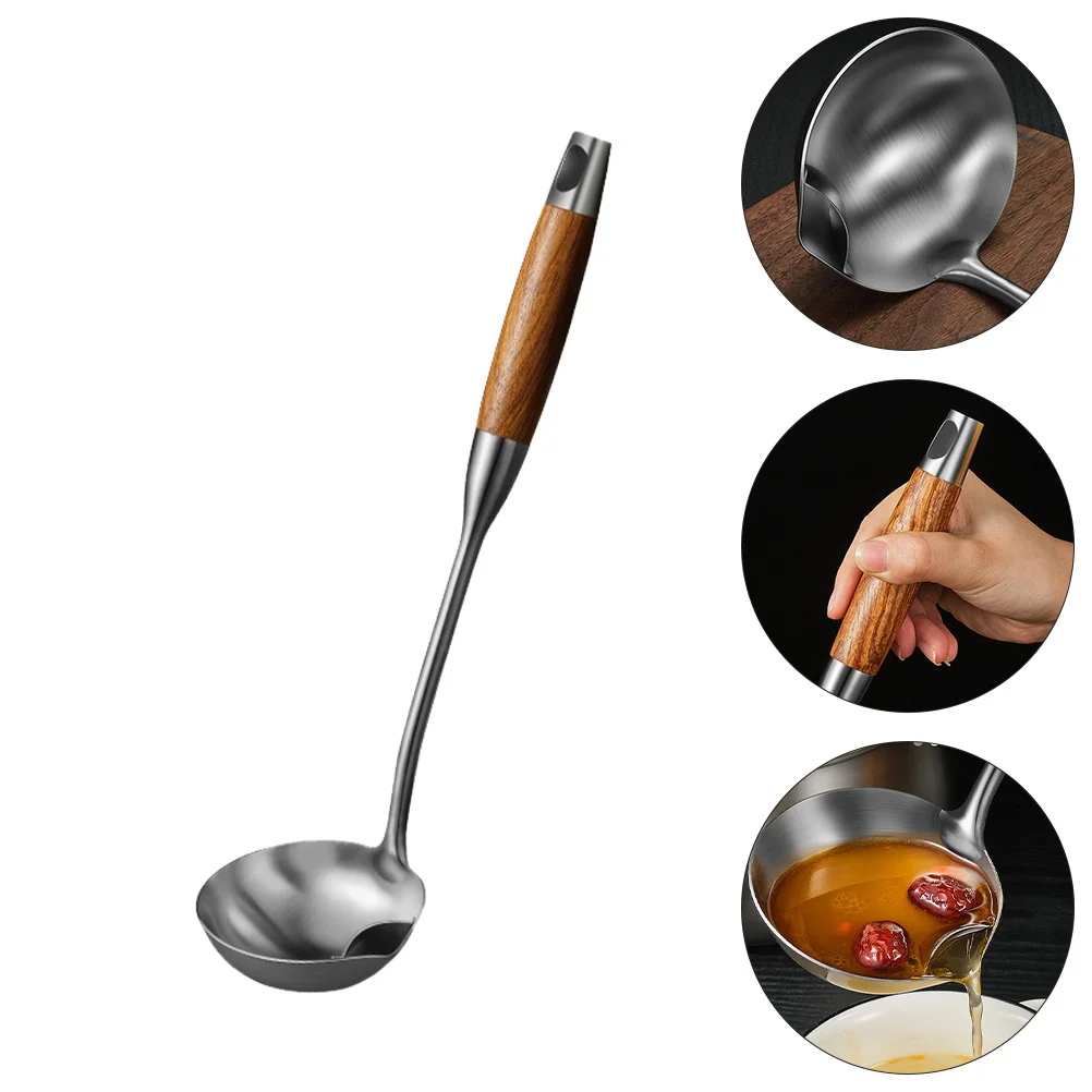 

Spoon Soup Grease Filter Metal Ladle Colander Skimmer Hot Pot Scoopfryer Spoons Separator Oil Strainer Serving