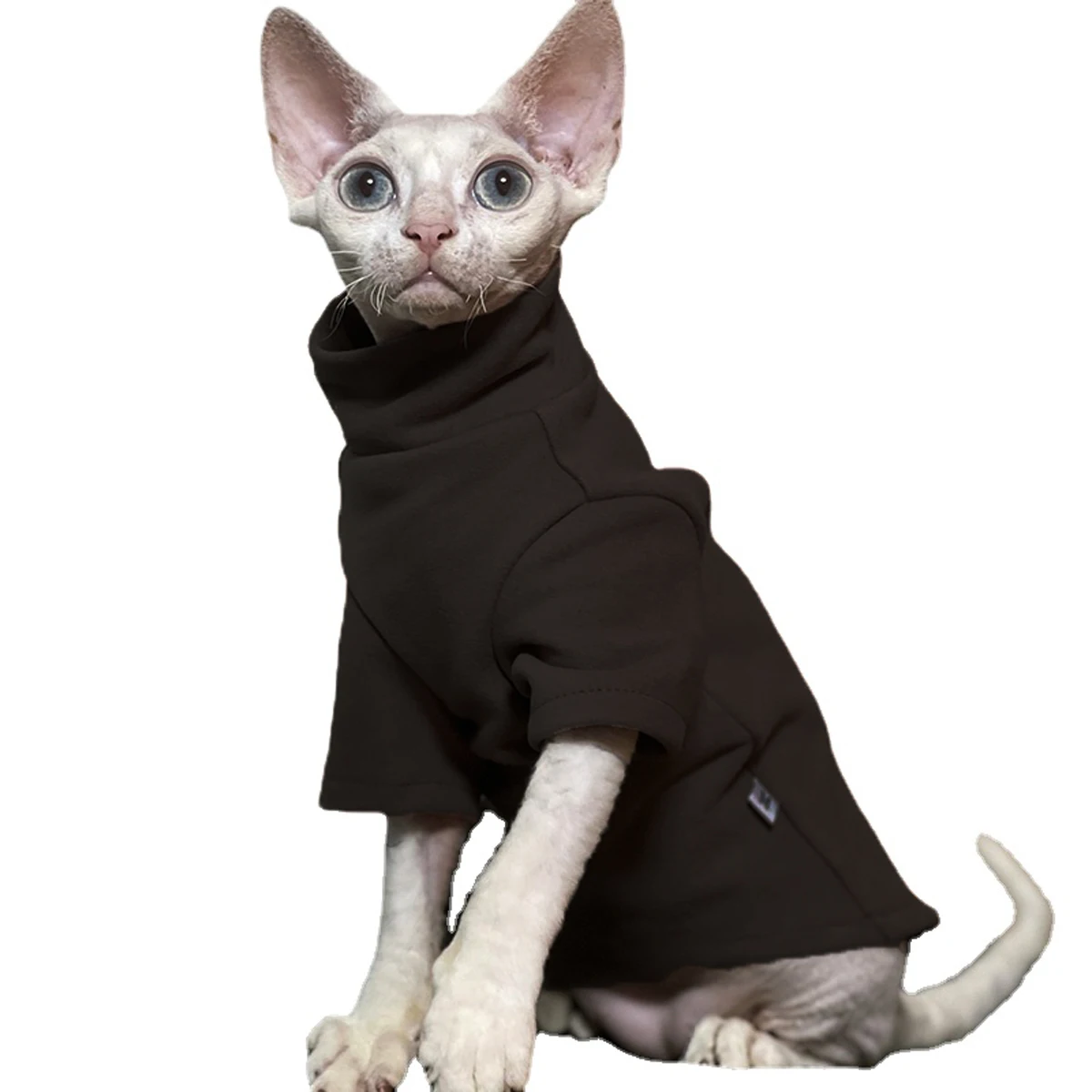 

Sphynx Cat Clothes Thick Baby Soft Cat Under Clothes Hairless Cat Clothes Winter Kitten Clothes for Cornish,Devon, Peterbald Cat