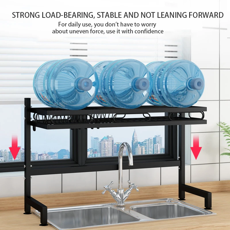 Сливная стойка для кухонной раковины из нержавеющей стали кухонная полка сделай