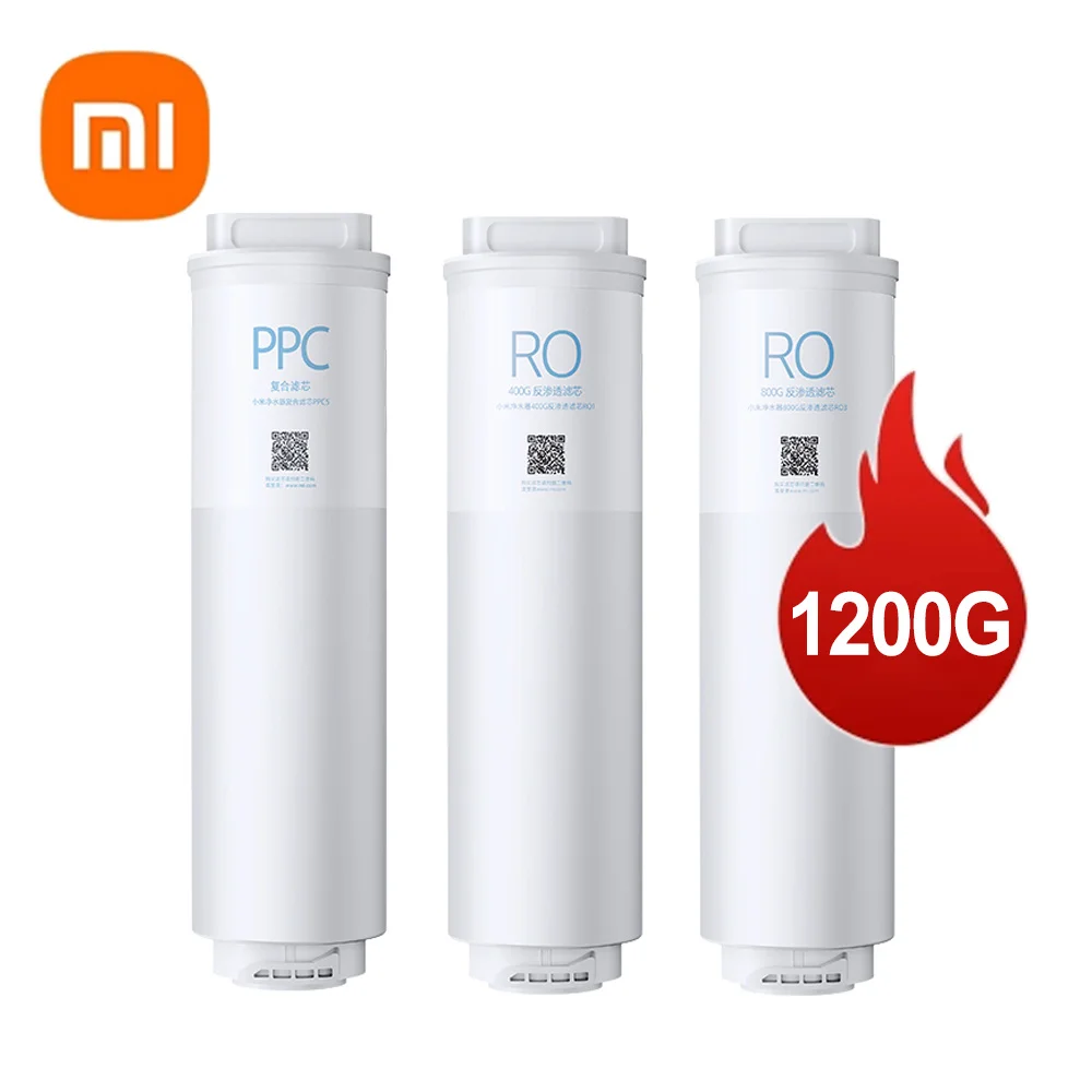 Xiaomi Water Purifier 1200G Filter Set Composite Filter Element PPC5 Reverse Osmosis Filter RO1 Reverse Osmosis Filter RO3