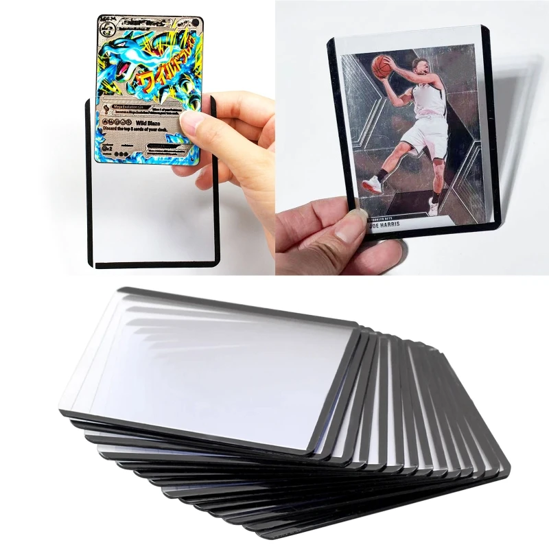 

25 шт./компл. 3x4 дюйма игровая карточка внешняя детская Прозрачная ПВХ Настольная Игра карточка Коллекционирование держателей детская игруш...