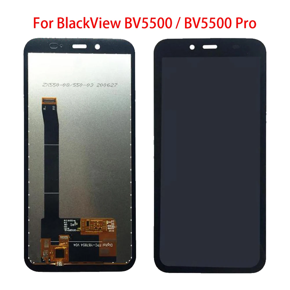 Новый ЖК-дисплей для Blackview BV5500 BV5500 Pro, ЖК-дисплей с сенсорным экраном, дигитайзер, сенсорный экран в сборе, замена Новый ЖК-дисплей для Blackview BV5500 BV5500 Pro, ЖК-дисплей с сенсорным экраном, дигитайзер, сенсорный экран в сборе, замена