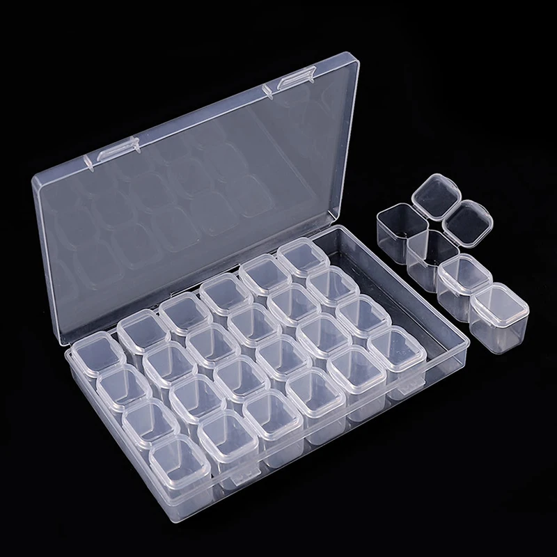 Квадратные органайзеры для украшений 28 ячеек