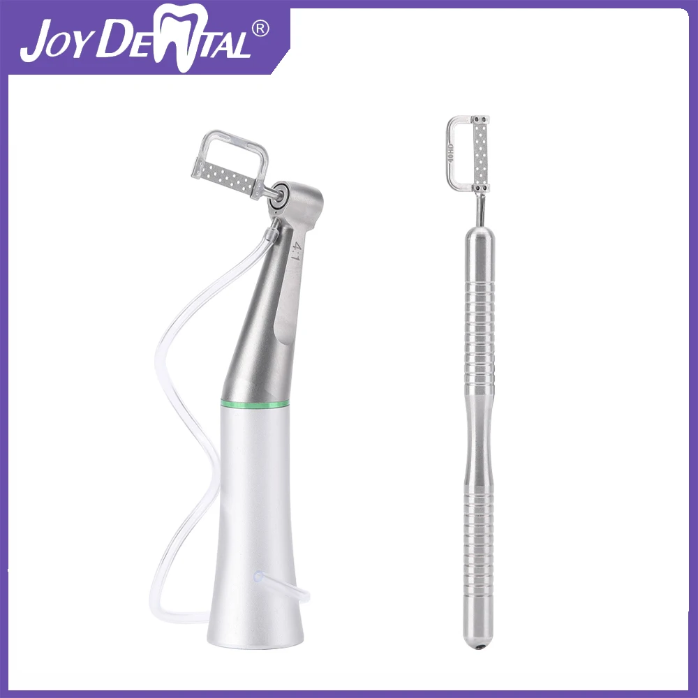 

JOY DENTAL Dental Contra Angle Handpiece 4:1 Reduction Multi-functional Sets Vertical Reciprocating Interproximal Stripping