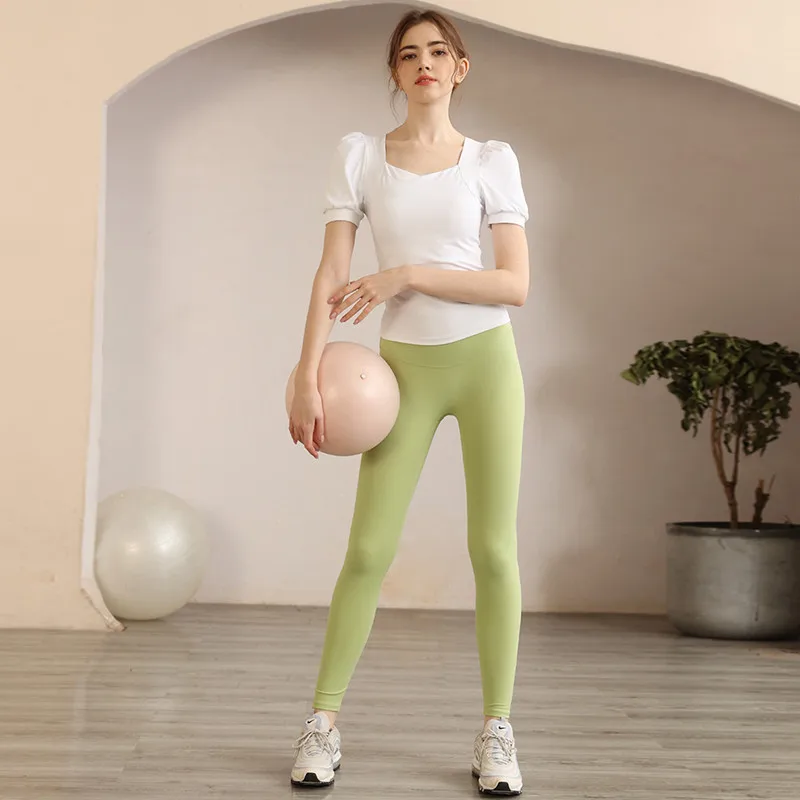 

Yoga Suit Women's Fitness Clothes with Chest Pad Slimming Stretch Slim Summer New Exercise Outfit