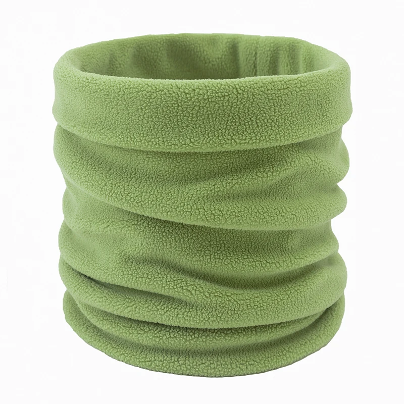 

New Women Casual Fleece Ring Scarves Winter Autumn Thick Warm Neck Scarf Soft Solid Color Headband Bandana Plush Collar Scarves