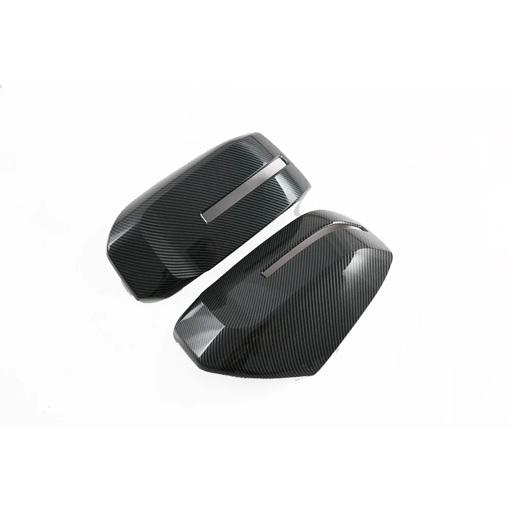 Наклейки для автомобиля углеродное волокно хромированная защита заднего вида 2024