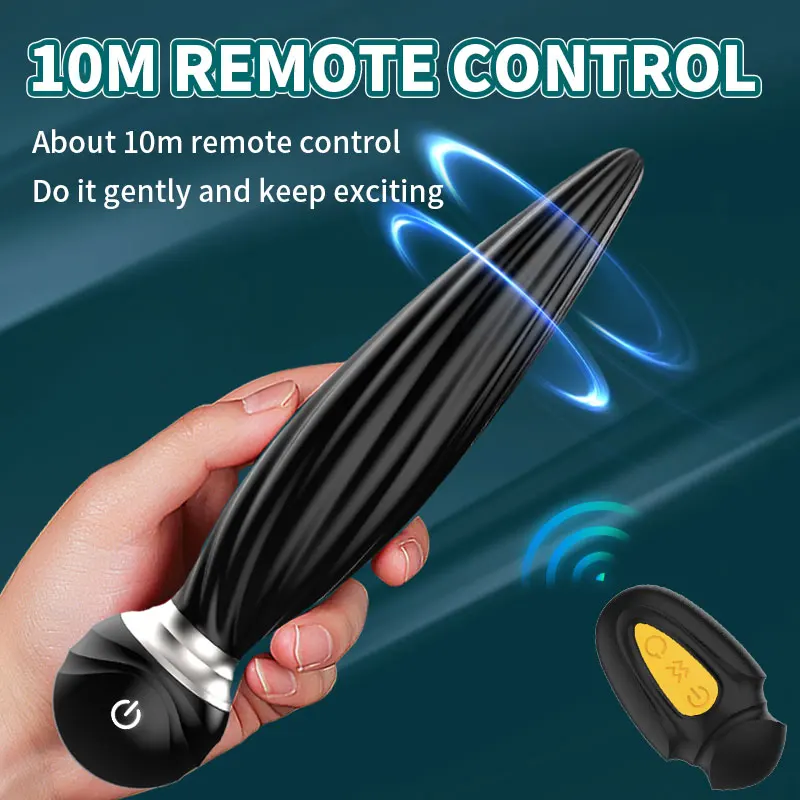 Анальная пробка с поворотом на 360 градусов массажер простаты дистанционным