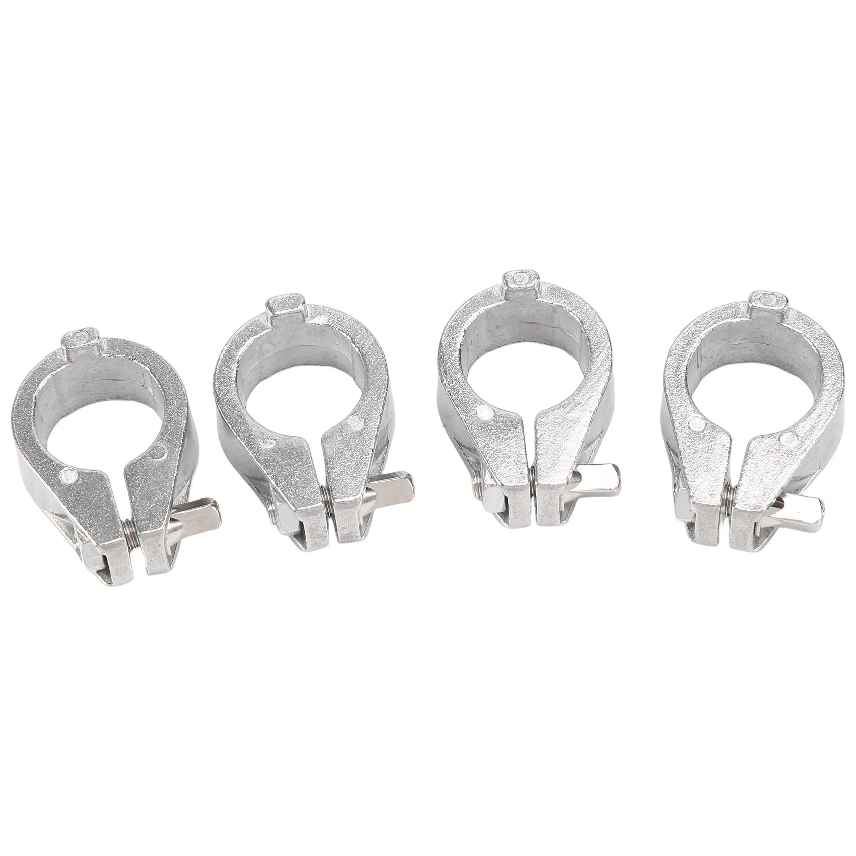 

4Pcs Cymbal Stand Hinged Memory Lock for Bass Drum 22mm Bracket Tube Kit Mount Hardware