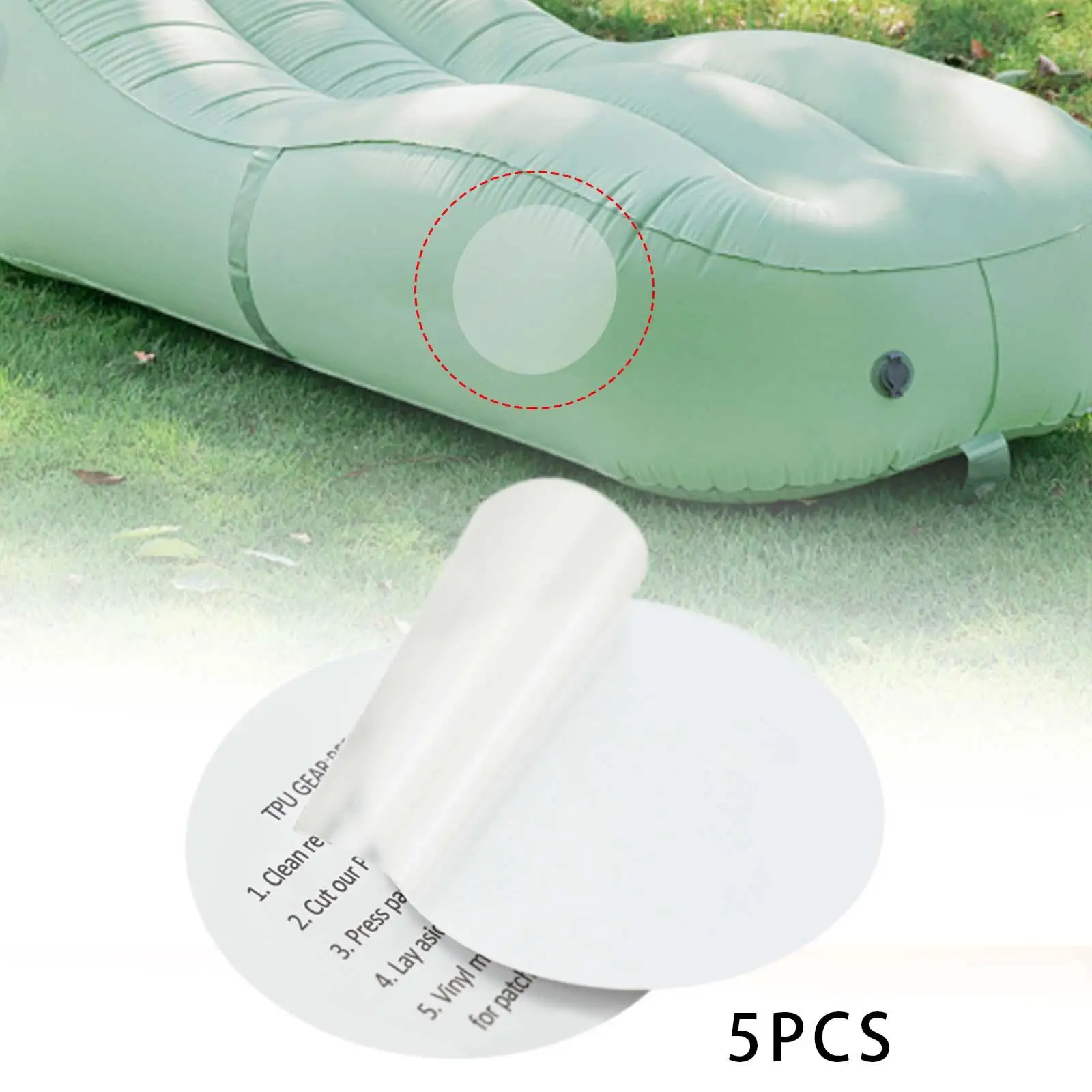 Прозрачный термополиуретановый ремонтный патч термостойкий для ремонта