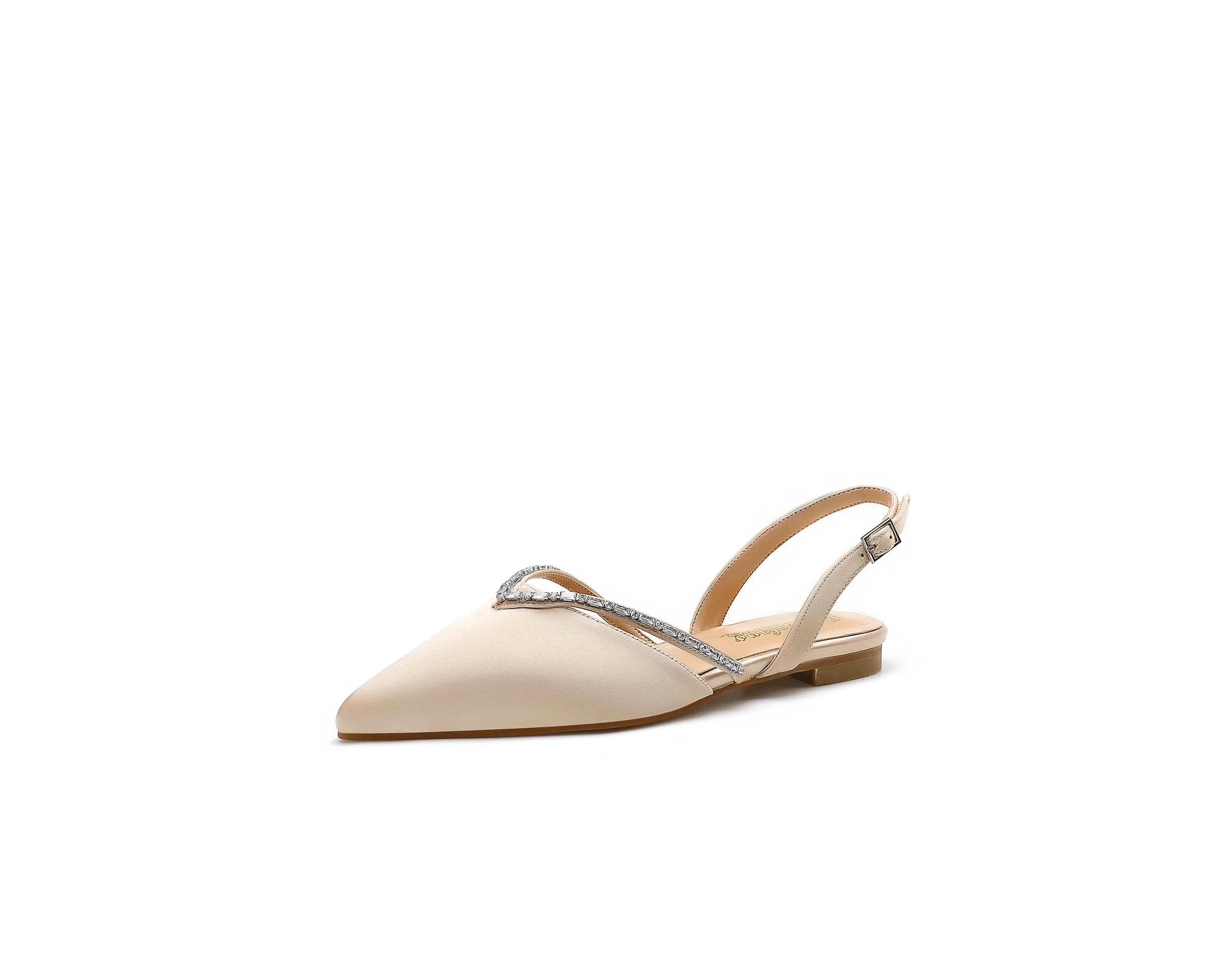 Женские сандалии VIOCNE на плоской подошве роскошная обувь с острым носком и