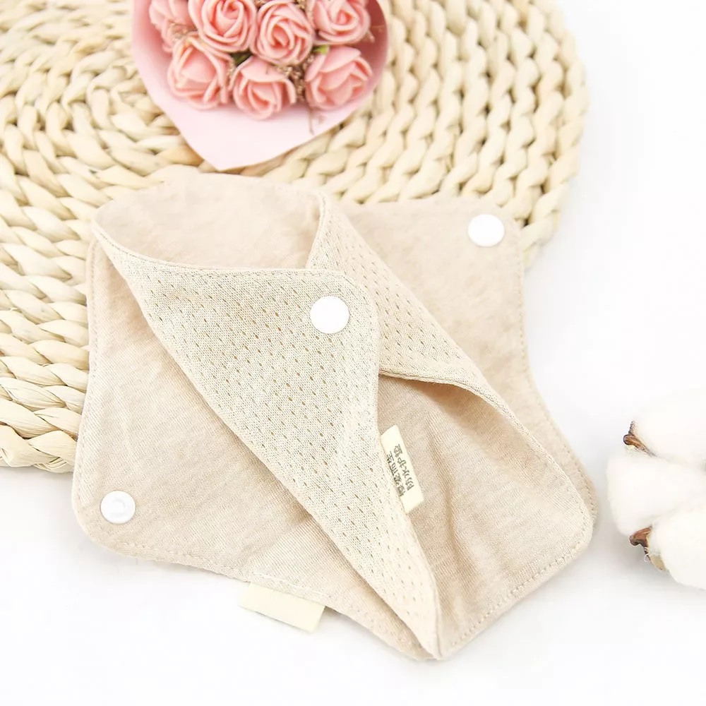 

1pc Reusable Menstrual Pads Washable Women Sanitary Pad Napkin Soft Panty Liner Cloth Organic Cotton Pads Adult Diapers 18*6cm