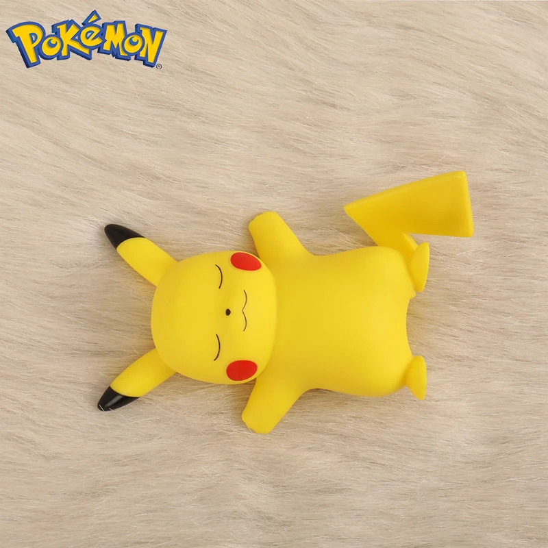 Pokemon Pikachu Night Light TAKARA TOMY Cute Anime Soft Bedroom Bedside LED Room Decoration Children's Toy Gift |