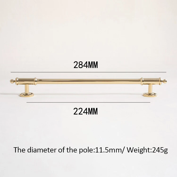 

Ручки для шкафов TinyHob, золотые, латунь