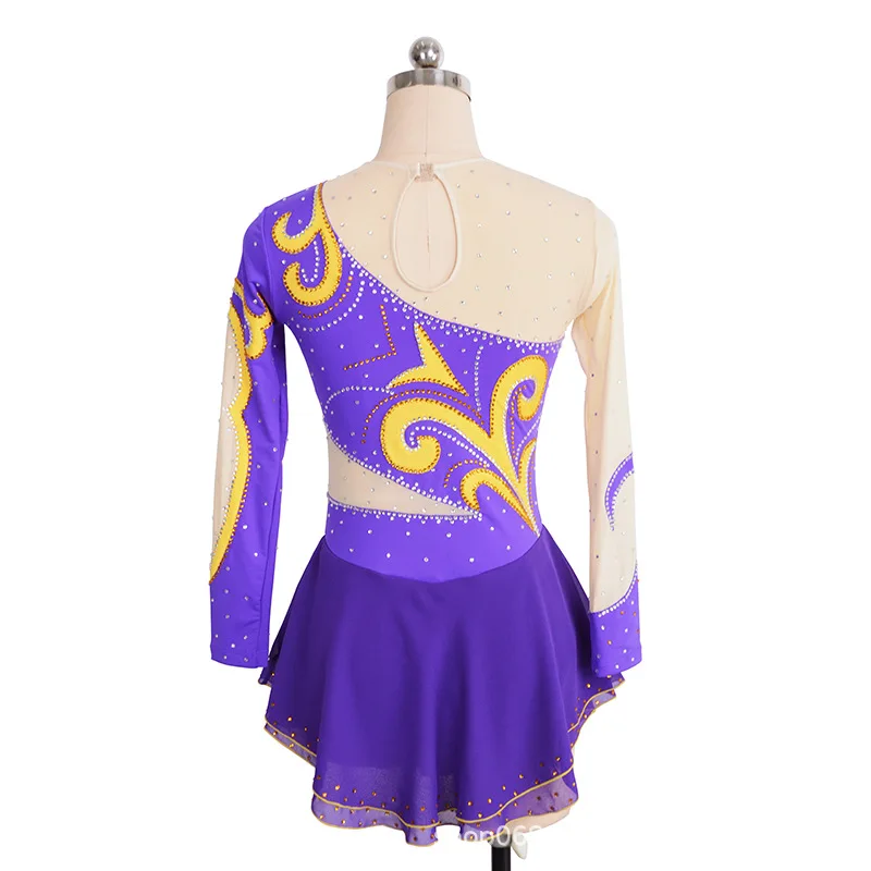 Индивидуальное детское платье для фигурного катания взрослых выступлений юбка