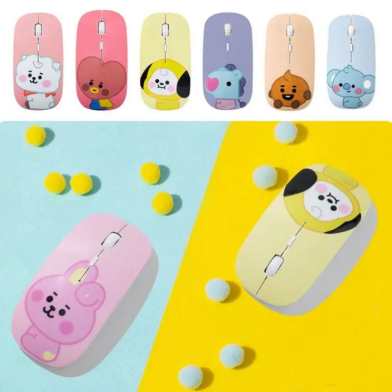 Cute Baby Series 2.4G Wireless Mouse Household Office Silent Mute Mouse 1200DPI For PC Laptop