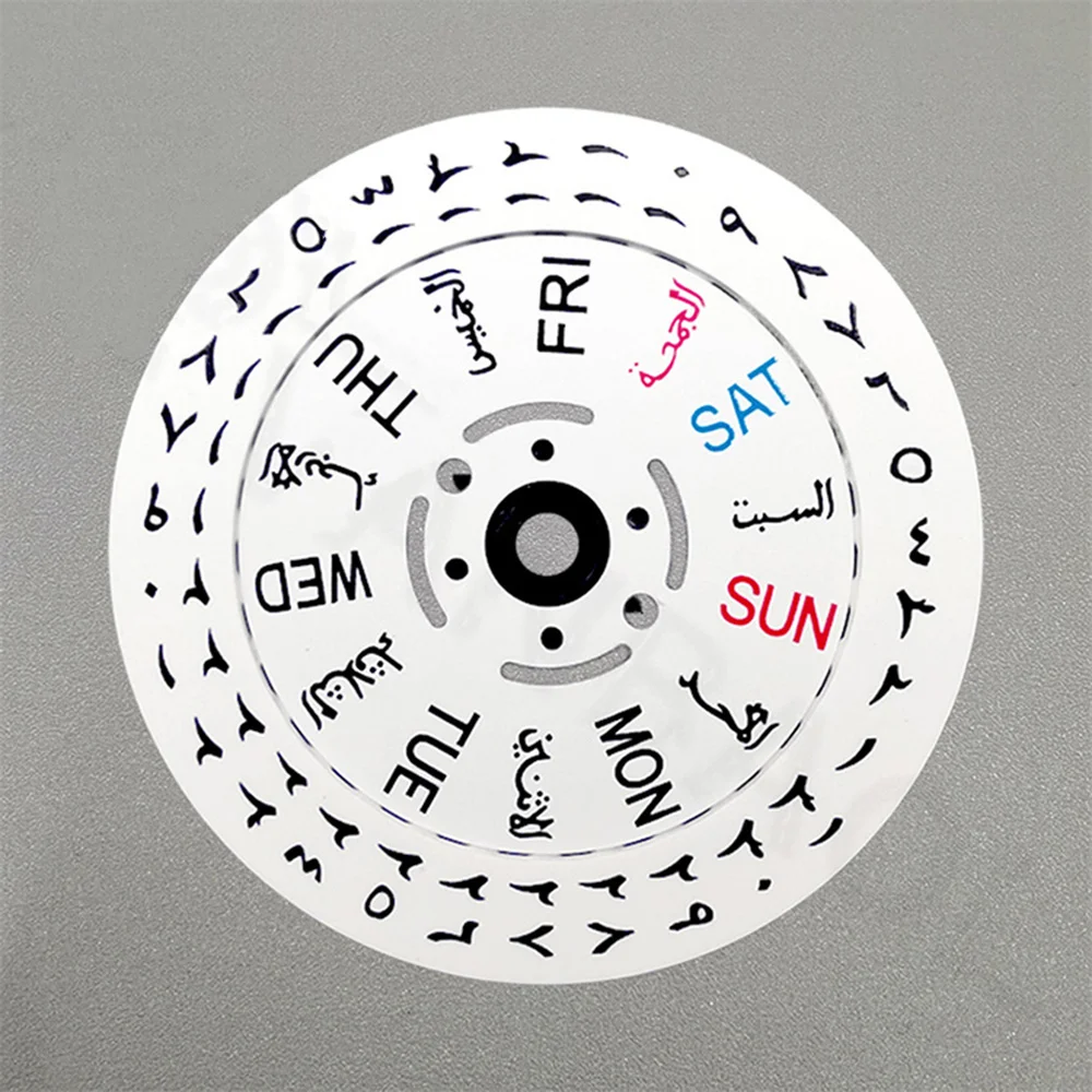 Диск календаря для месяца/недели японский арабский Римский циферблат даты 3/3 8