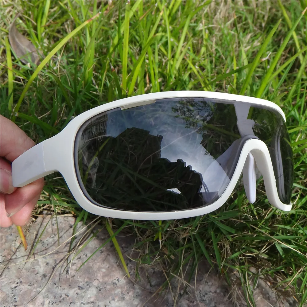 

POC 3 Lens fast Photochromic Cycling Sunglasses Goggles Men Sports Road Bike Discoloration Glasses Eyewear