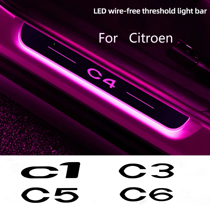 

Customized Wireless LED Car Door Threshold Light, Room Light for Crystals, C1 C2 C3 C4 C5 C6 C8C ELY N2 VTS Xsara C-Crosser Berl