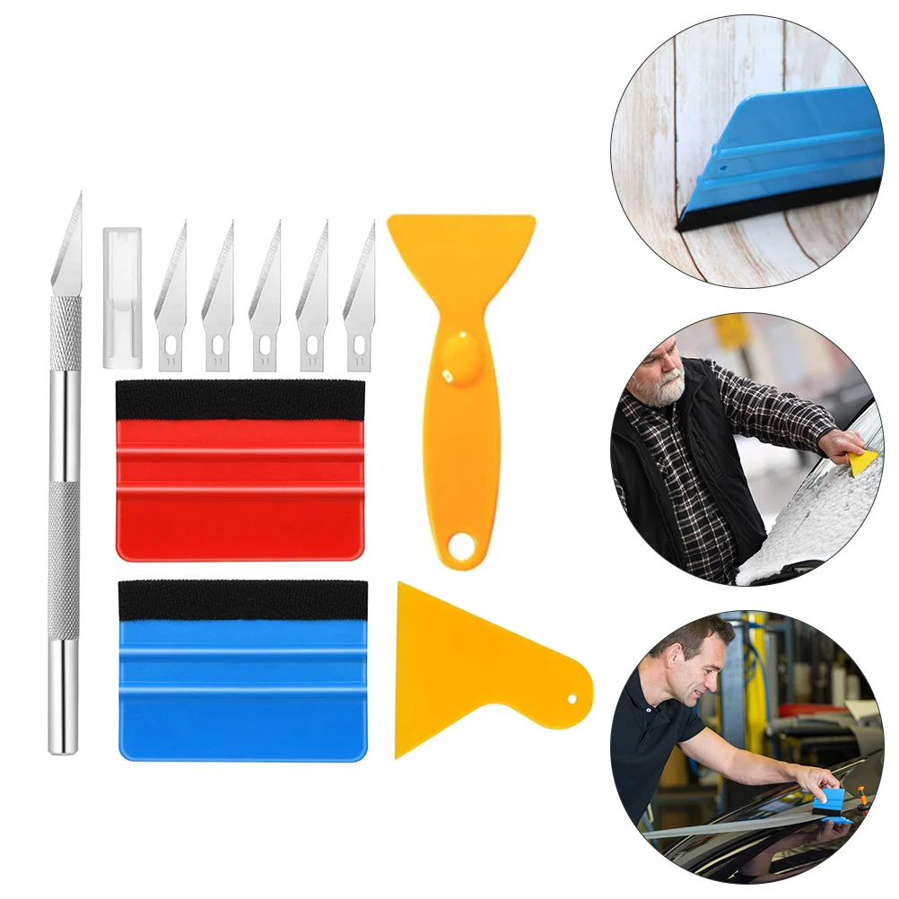 

Tool Tint Car Window Film Supplies Installation Squeegee Kit Scraper Trimmer Installing Set Wrap Vinyl Application