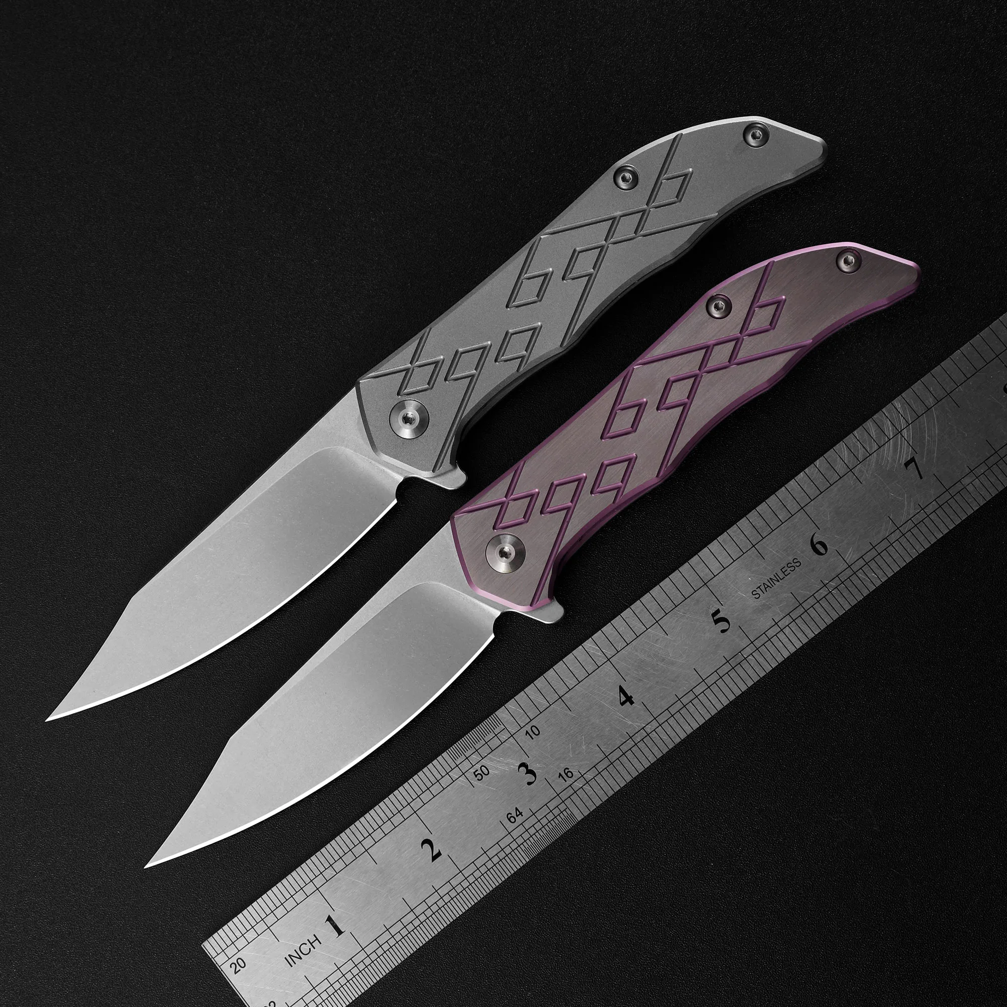 CH 3008 D2 Складной нож Тактический Jackknife титановая ручка складной карманный