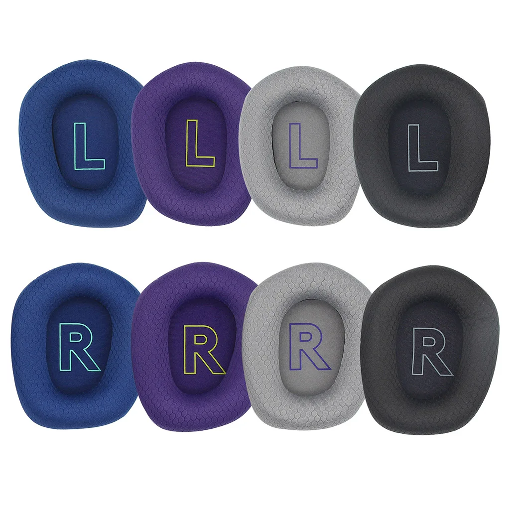 

Ear Pad Cushion Head-mounted Headphones Earmuffs Noise Cancelling Accessories Replacement for Logitech G733 Purple