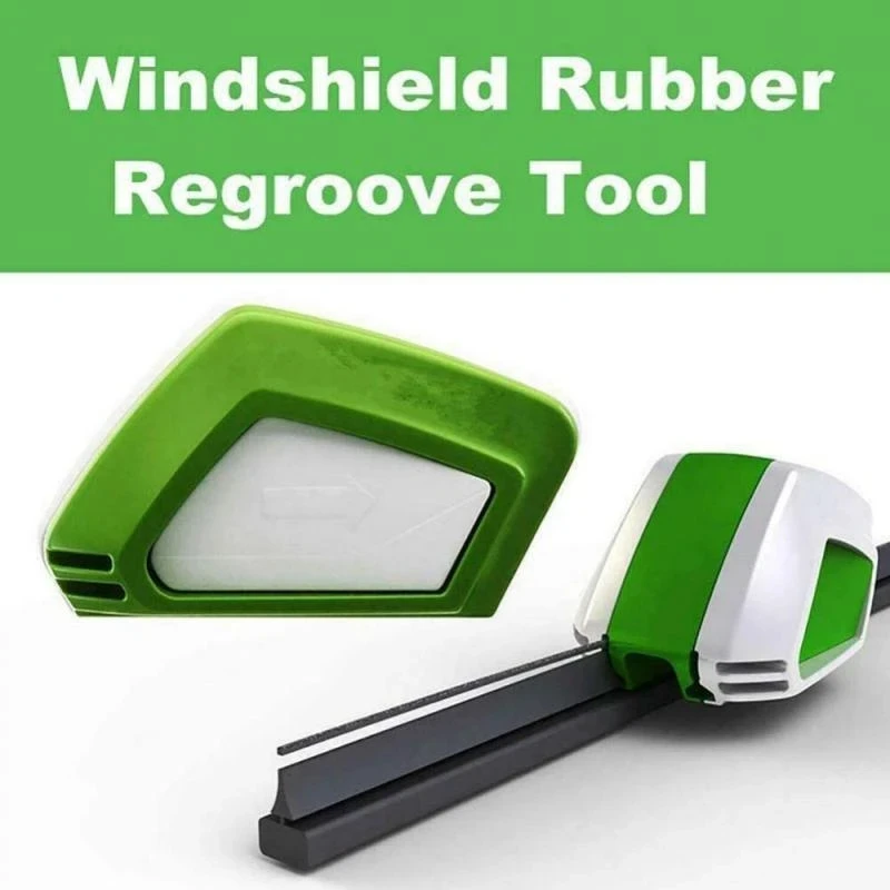 

Universal Car Wiper Repairer Windscreen Wiper Blade Cutter Rubber Regroove Tool With Cleaning Sponge Car Accessories