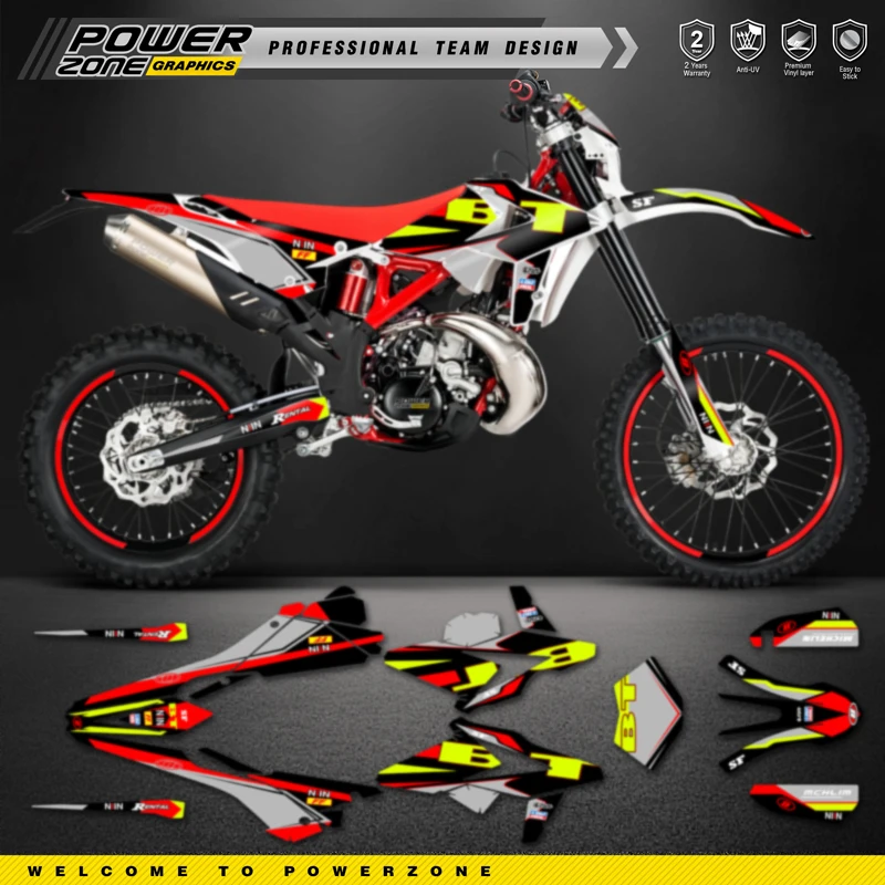 Комплект графических наклеек и PowerZone для BETA 2018 2019 RR RR-S 125 200 250 300RR 350 390 430 480 RX 07