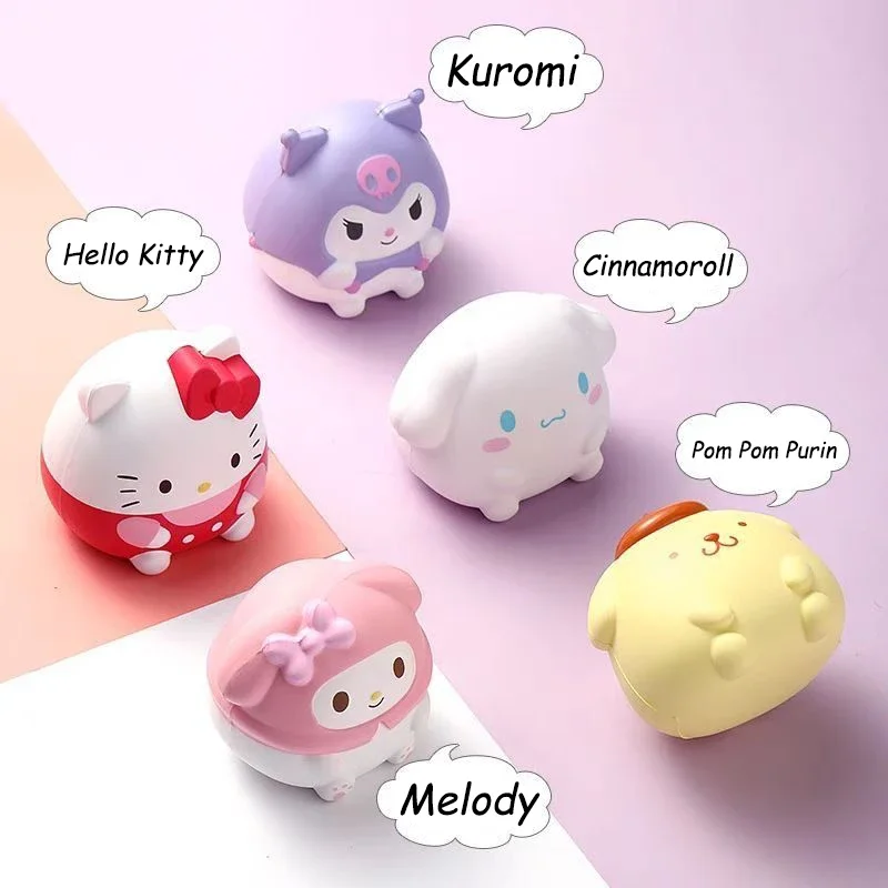 Sanrio декомпрессионная игрушка Hello Kitty для снятия стресса Squishy Kuromi Cinnamoroll аниме