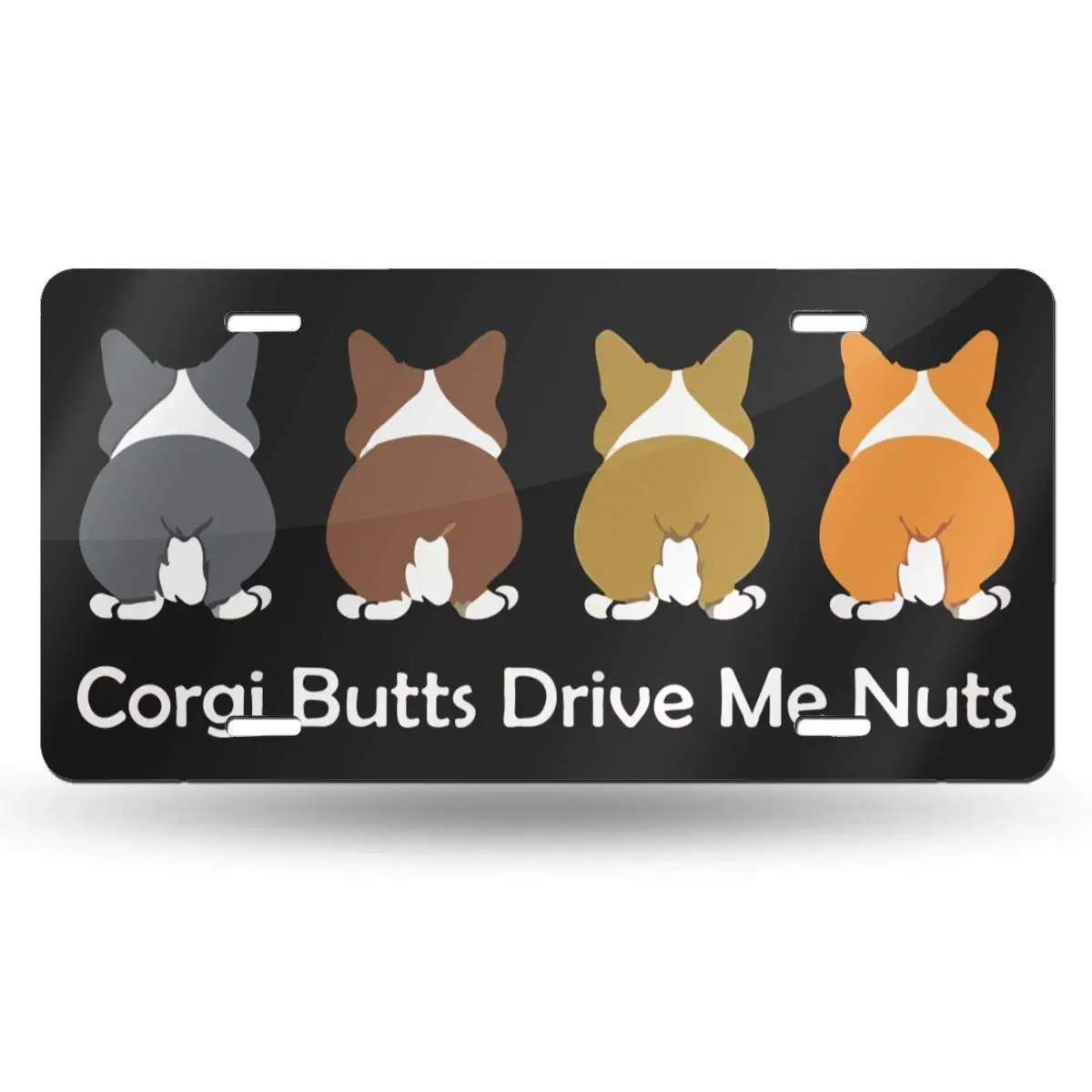 Kalynvi Corgi аналоговая Новинка автомобиль 6X1 2 алюминиевая передняя рамка номерного