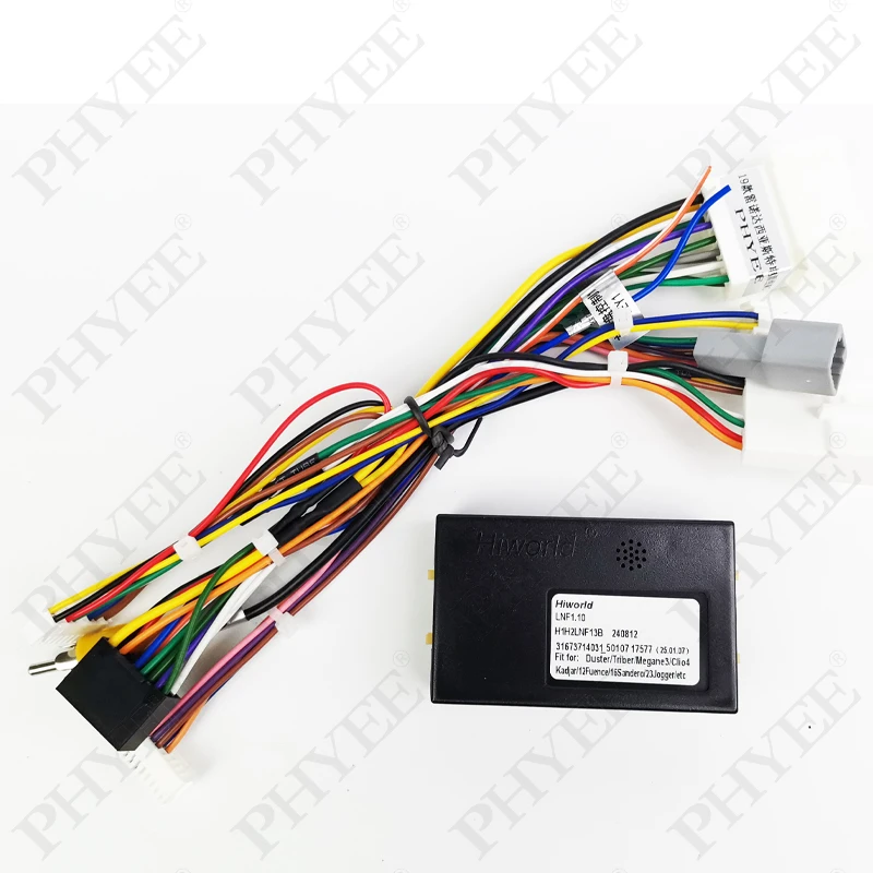 

Жгут проводов CAN BUS декодер 16-контактный разъем автомобильный кабель Android адаптер для Renault Clio 4 Captur Trafic Duster Sandero 2