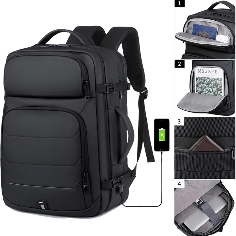 S Waterproof Notebook Bag Usb Schoolbag Sports Travel School