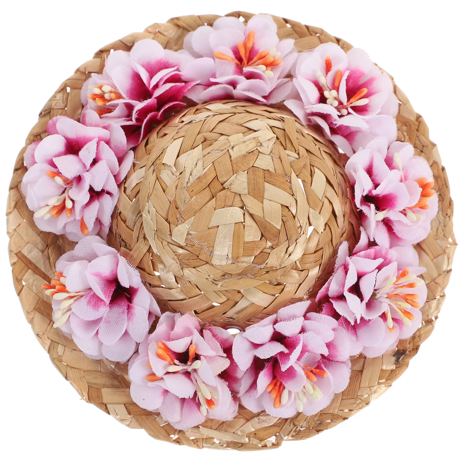 

Hat Dog Straw Sun Puppy Pet Hats Sombrero Dogs Beach Bucket Cat Cap Woven