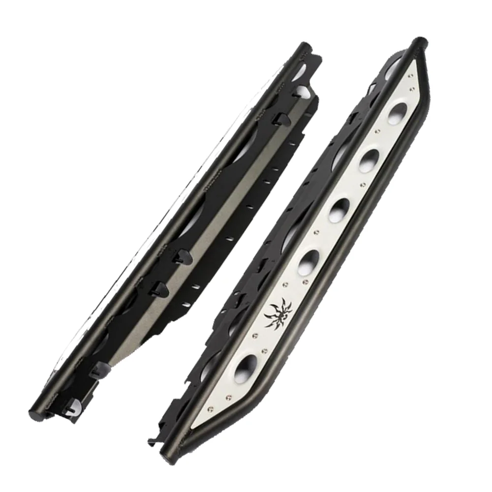 Алюминиевый сплав, ядовитый паук, автомобильная педаль, боковая ступенчатая планка для Jeep Wrangler 4D 2007-2017, 4 двери J070